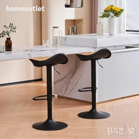 Бар столове с интересен дизайн EUYY102-ALL-1919-WBK-NPU, снимка 3 - Столове - 48021517