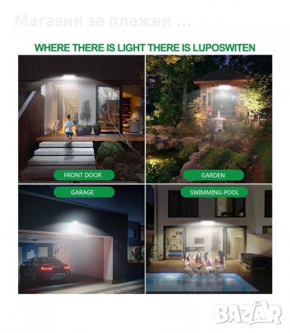 МОЩНА СОЛАРНА ИНДУКЦИОННА ЛАМПА С 32 ДИОДА - код 1828, снимка 6 - Соларни лампи - 33963193