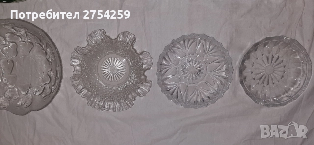 стъклени чинийки, чаши, порцеланови кани, супник, пепелници, снимка 9 - Други - 52868425
