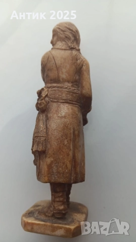 Френски революционер с флаг — резбована фигурка от кост, Франция, края на XVIII век, снимка 13 - Антикварни и старинни предмети - 52841852