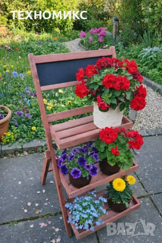 Цветарник на 3 нива , снимка 5 - Градински мебели, декорация  - 53812474