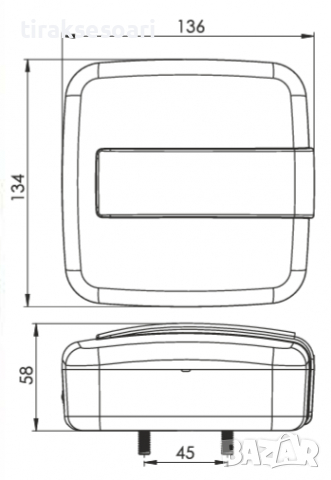 НОВ 12V Неонов диоден стоп с динамичен мигач, снимка 3 - Аксесоари и консумативи - 36130492