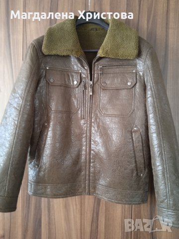 Мъжко кожено яке, снимка 2 - Якета - 34119190