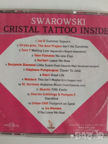 Fashion TV 2002 collection - матричен сборен диск музика, снимка 2 - CD дискове - 52713668