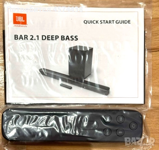 Оригинален Soundbar JBL BAR 2.1 Deep Bass с Bluetooth – черен, снимка 13 - Тонколони - 52961986