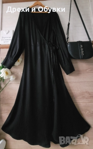 Дълга черна рокля прегърни ме ZIZZI 