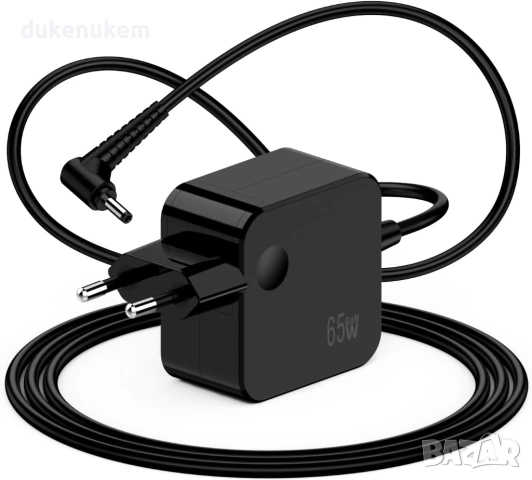 65W GaN зарядно за лаптоп Lenovo – компактно и мощно, снимка 2 - Кабели и адаптери - 53124479