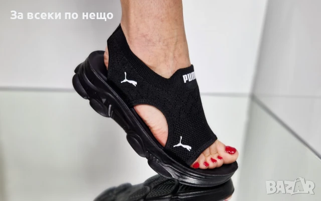Puma Дамски Черни Спортни Ежедневни Сандали Пума От 36 До 41 Номер Код P842, снимка 4 - Сандали - 50834841