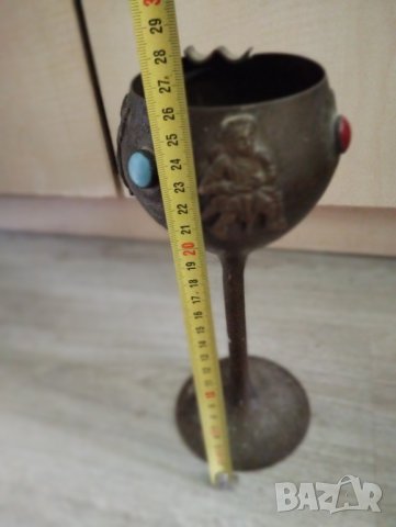 стар месингов пепелник, снимка 3 - Други ценни предмети - 41084341