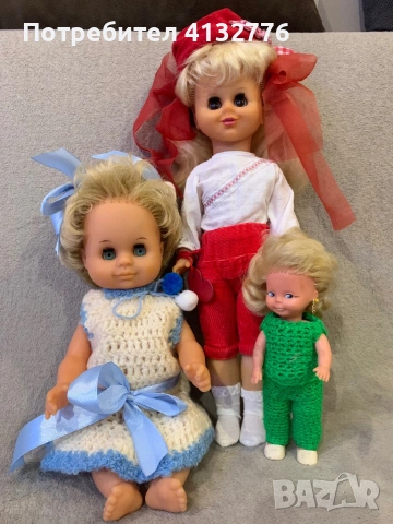 Продавам ЛОТ немски кукли от ГДР, 70те-80-, снимка 2 - Колекции - 53397425