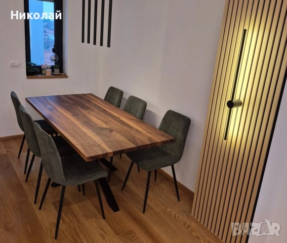 трапезна маса масив орех, снимка 9 - Маси - 53541307