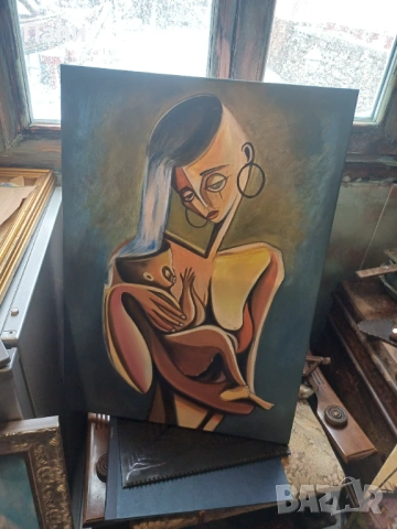 Масло на платно, снимка 3 - Картини - 53517690