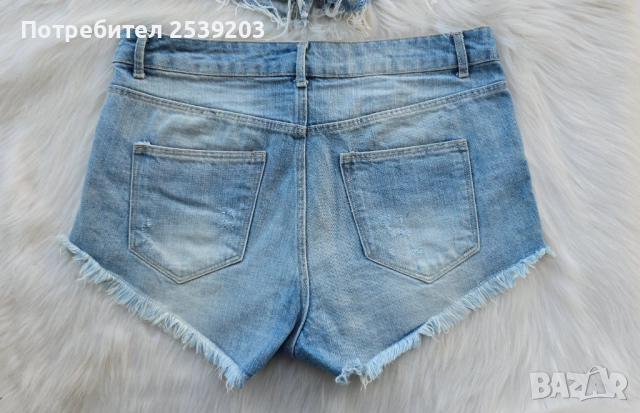 Къси дънкови панталони ZARA H&M размер L-ХL, снимка 17 - Къси панталони и бермуди - 51530299