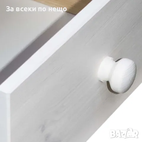 Нощно шкафче, 43x34x40 см, борово дърво масив Код P55, снимка 5 - Шкафове - 49144949