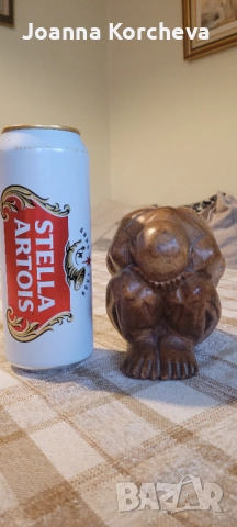 Дървена статуетка, снимка 3 - Антикварни и старинни предмети - 52989967