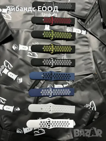 Силиконови каишки Silicone Nike за Samsung/Huawei/Amazfit/Garmin/Ticwatch и др., снимка 4 - Каишки за часовници - 49407633