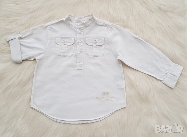 Детска риза памук и лен размер 3 години, снимка 4 - Детски ризи - 41170062