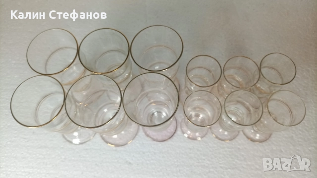 Два комплекта ретро чашки за концентрат по 6 бр, 50мл и 110 мл, снимка 3 - Чаши - 51641387