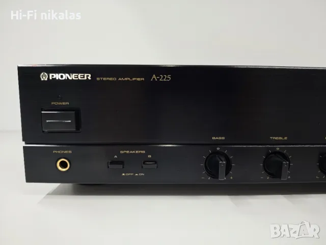 стерео усилвател PIONEER A-225, снимка 2 - Ресийвъри, усилватели, смесителни пултове - 49645434