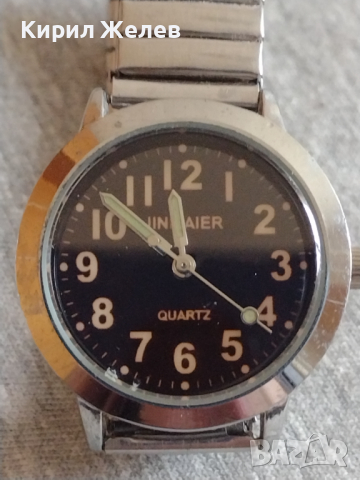 JINN AIER QUARTZ дамски часовник с светещи фосфорни стрелки много красив - 21036, снимка 2 - Дамски - 36245306