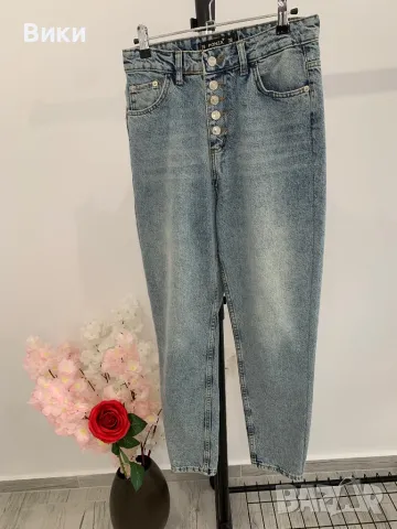 Дънки МОМ не се различават от нови, снимка 3 - Дънки - 49385882