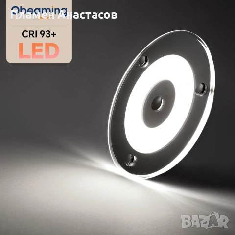 Комплект 2 × LED плафони 12V/24V – димируеми таванни лампи 120 мм с тъч контрол, снимка 6 - Аксесоари и консумативи - 53643265