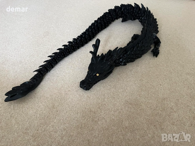 3D принтиран модел на дракон, 2,1 метра, гъвкави стави, за облекчаване на стреса, снимка 10 - Декорация за дома - 53813764