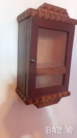 Стара дървена кутия за часовник, снимка 7 - Други ценни предмети - 41634316