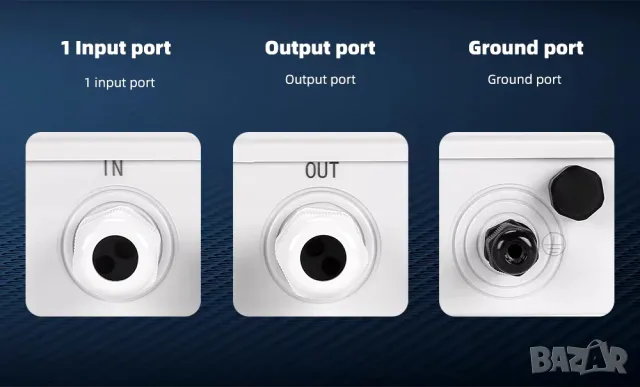 Фотоволтаична PV DC комбинирана кутия, защита от пренапрежение, мълния DC 600V IP65, снимка 11 - Друга електроника - 49909706