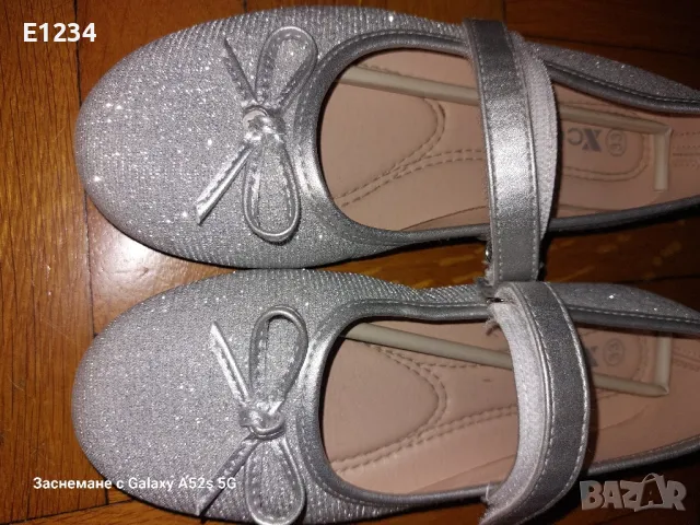Сребристи обувчици за принцеси, снимка 3 - Детски обувки - 49357557