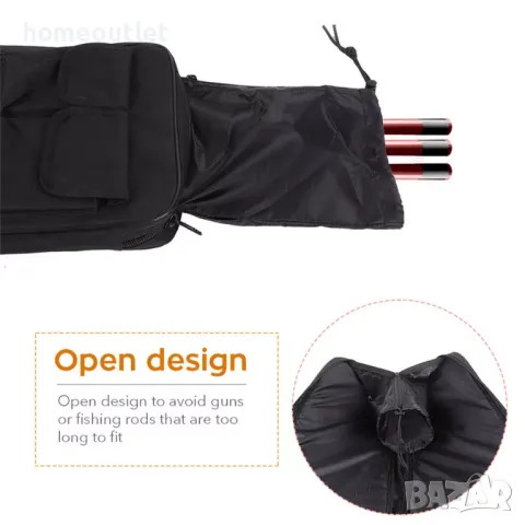 Калъф / раница за съхранение на оръжия и приспособления за риболов XBB10-BK-1,2M, снимка 3 - Екипировка - 48995256