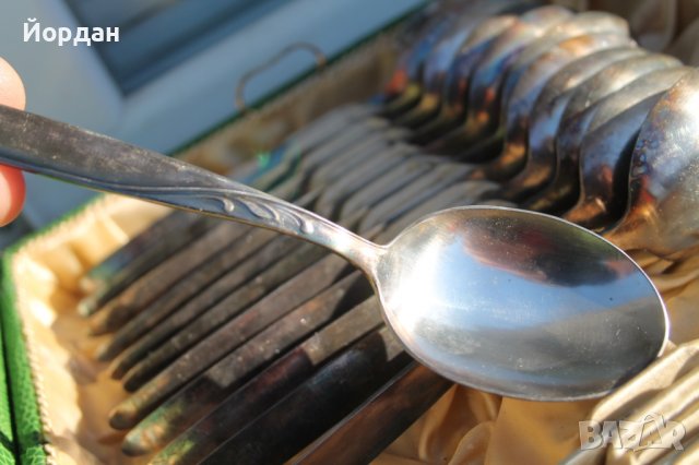 Немски посребрен сервиз за хранене, снимка 7 - Колекции - 39149778