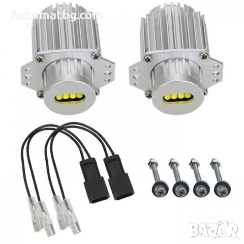Ангелски очи Automat, Angel Eyes BMW E90, E91, 20W, 1600LM, 4 диода, 2бр, снимка 4 - Аксесоари и консумативи - 35795153