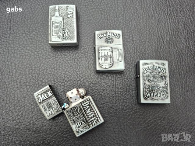 Комплект бензинови запалки Jack Daniel's, два цвята, снимка 5 - Запалки - 53176865