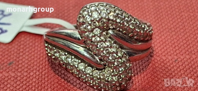 Сребърен пръстен, снимка 6 - Пръстени - 52808378