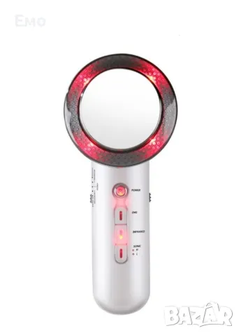 Ултразвуков масажор за лице и тяло с LED микроелектрически EMS масаж , снимка 11 - Масажори - 48397105