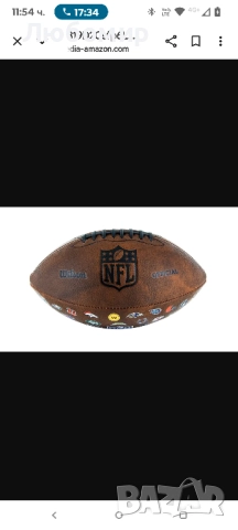 Лого на отбора за младежки отбори WILSON American Football NFL Throwback 32 , снимка 3 - Сешоари - 51950087