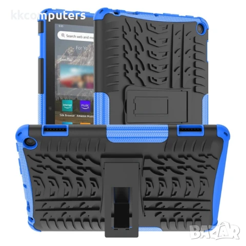 Amazon Fire HD 8 (2022) Удароустойчив Калъф и Протектор, снимка 3 - Калъфи, кейсове - 50977522