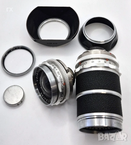 Voigtländer Skoparex 35mm и Super-Dynarex 135mm, снимка 3 - Обективи и филтри - 53854462