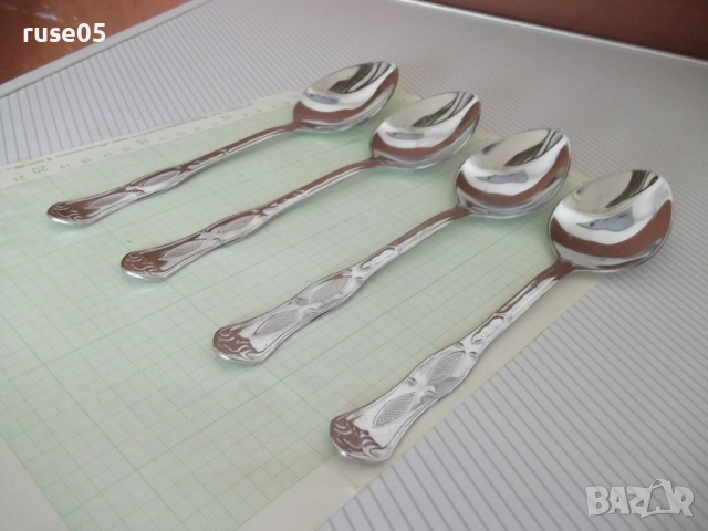Лот от 4 бр. лъжици, снимка 4 - Прибори за хранене, готвене и сервиране - 52188332