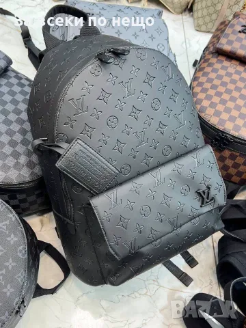 Louis Vuitton Луксозна Раница С Емблематичен Монограм И Преден Джоб - Различни Цветове Код SEM-785, снимка 4 - Раници - 56121159