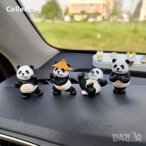Комплект мини фигурки Панди - 4бр, снимка 3 - Колекции - 47842659