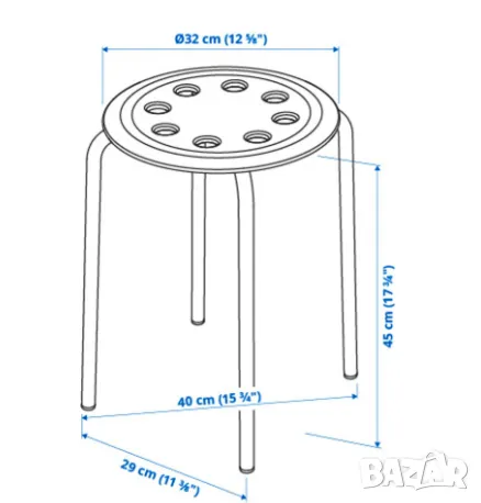 Табуретки, снимка 6 - Други - 47531552