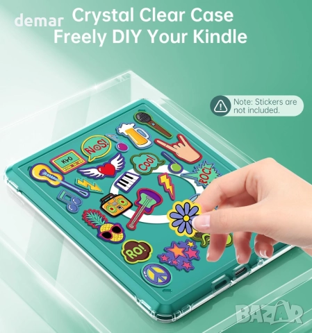 Въртящ се на 360° калъф MoKo за 7" Kindle Paperwhite 12-то поколение 2024 и Kindle Colorsoft 2024/25, снимка 7 - Калъфи, кейсове - 52104925