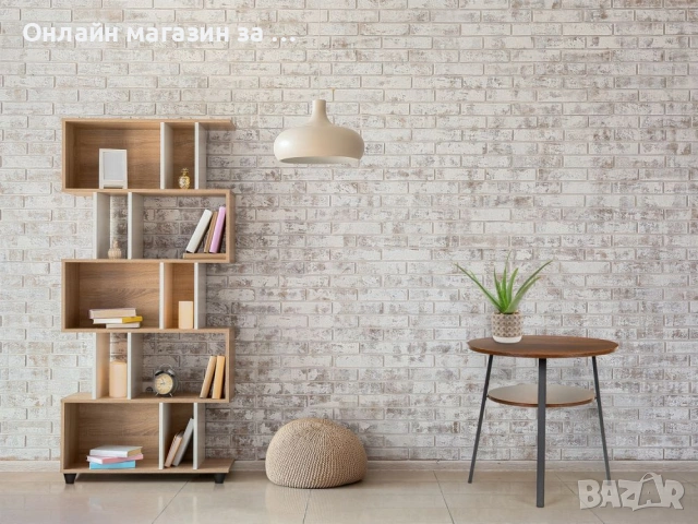 Маса за кафе ModernHome, лофт стил, метал/дърво, снимка 7 - Маси - 53381164