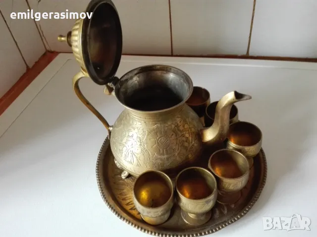 Месингов сервиз и други съдове., снимка 3 - Сервизи - 49137260