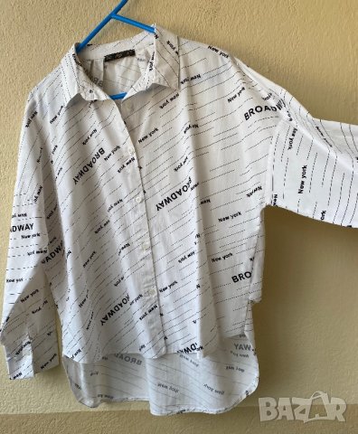 Нова свободна риза Bebe - L, снимка 9 - Ризи - 40921551