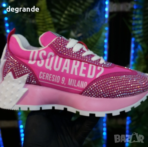 Дамски маратонки Dsquared2 Цвят - Розово, снимка 3 - Маратонки - 51629798