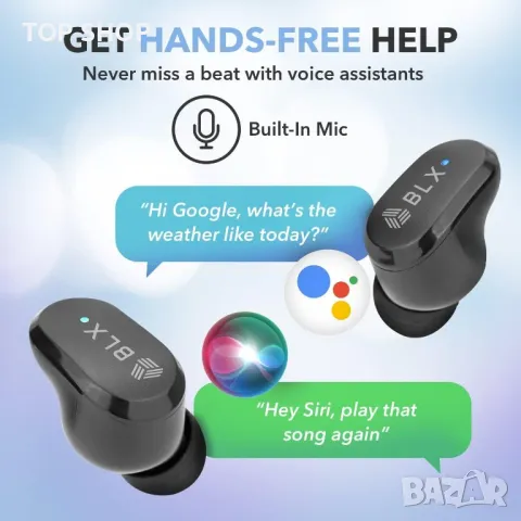 BLX G2 Wireless Earbuds,Bluetooth слушалки с калъф за зареждане,TWS двойни стерео за iPhone,Android, снимка 4 - Bluetooth слушалки - 48633903