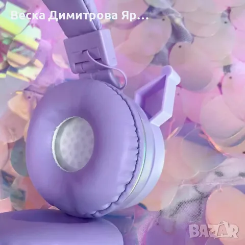 Безжични Bluetooth слушалки AH-806Y – Уникален дизайн и висококачествен звук, снимка 3 - Слушалки и портативни колонки - 47321333